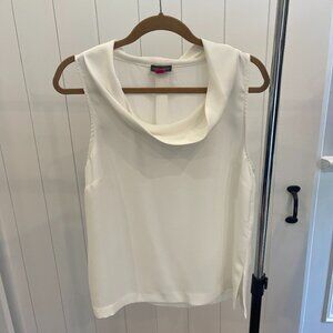 Vince Camuto White Silk Blouse